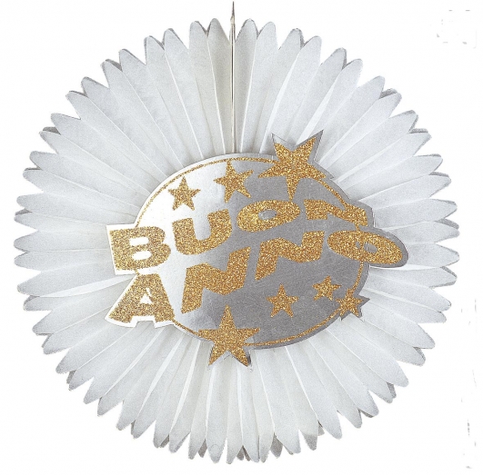 costume di carnevale ROSONE BUON ANNO OLOGRAFICI-DIAM. 55 CM