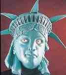 costume di carnevale STATUA DELLA LIBERTA'